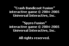 Crash & Spyro Super Pack Volume 3 Title Screen